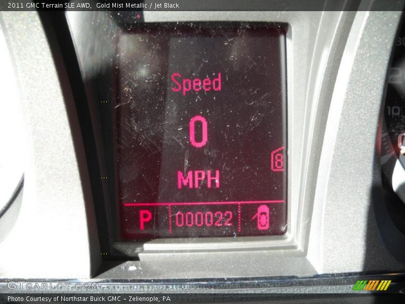Gold Mist Metallic / Jet Black 2011 GMC Terrain SLE AWD