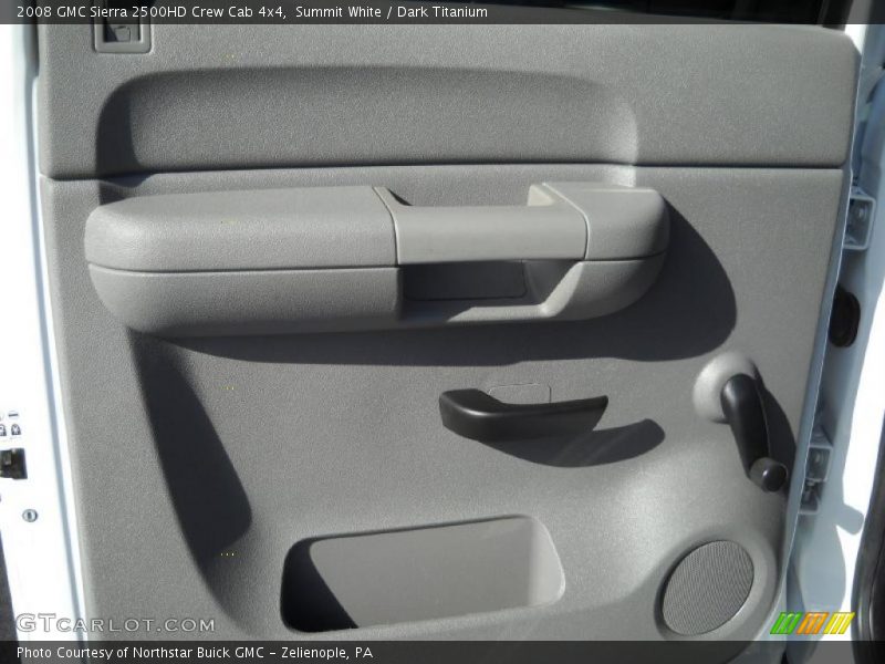 Summit White / Dark Titanium 2008 GMC Sierra 2500HD Crew Cab 4x4