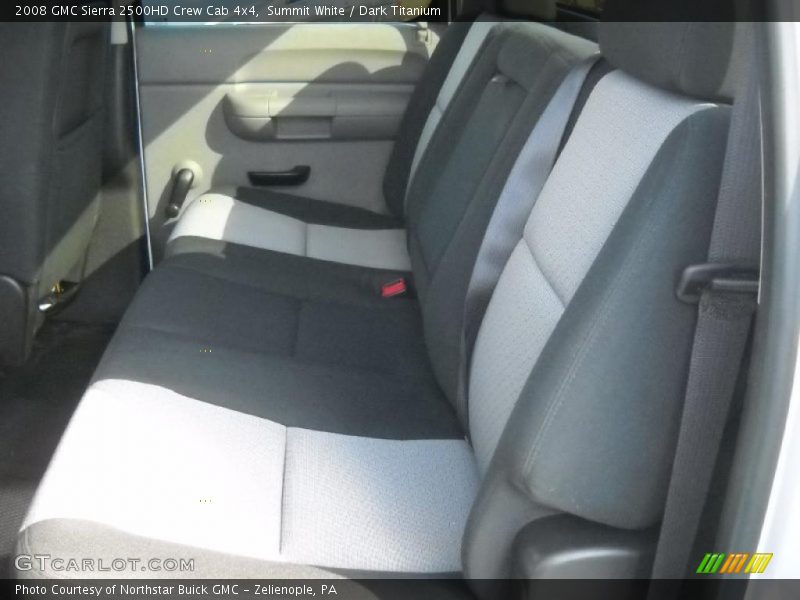 Summit White / Dark Titanium 2008 GMC Sierra 2500HD Crew Cab 4x4