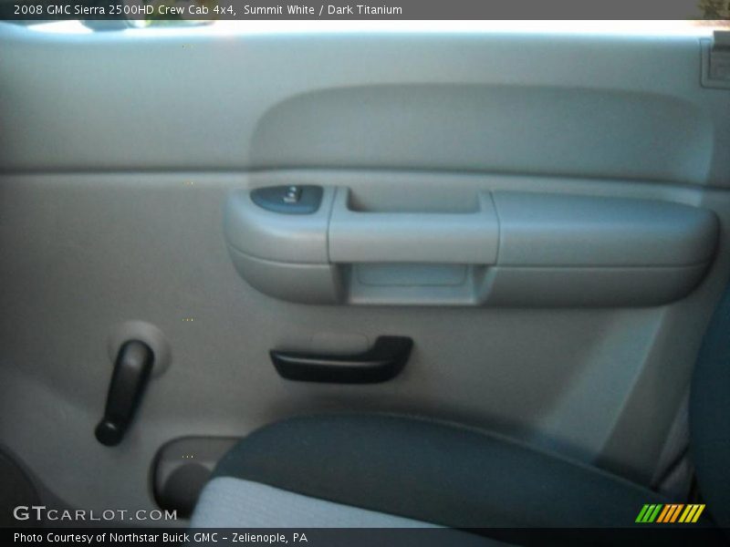 Summit White / Dark Titanium 2008 GMC Sierra 2500HD Crew Cab 4x4