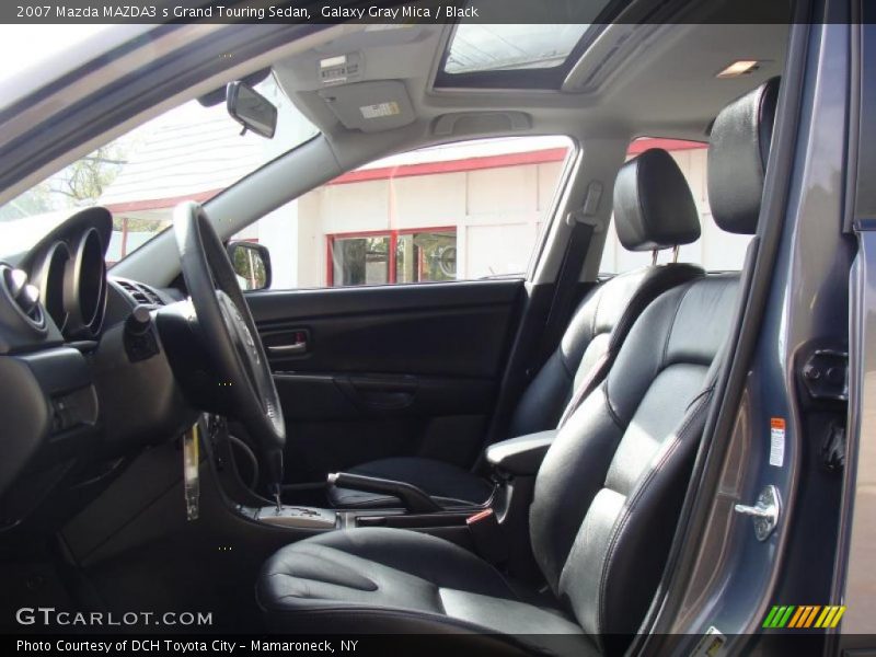  2007 MAZDA3 s Grand Touring Sedan Black Interior