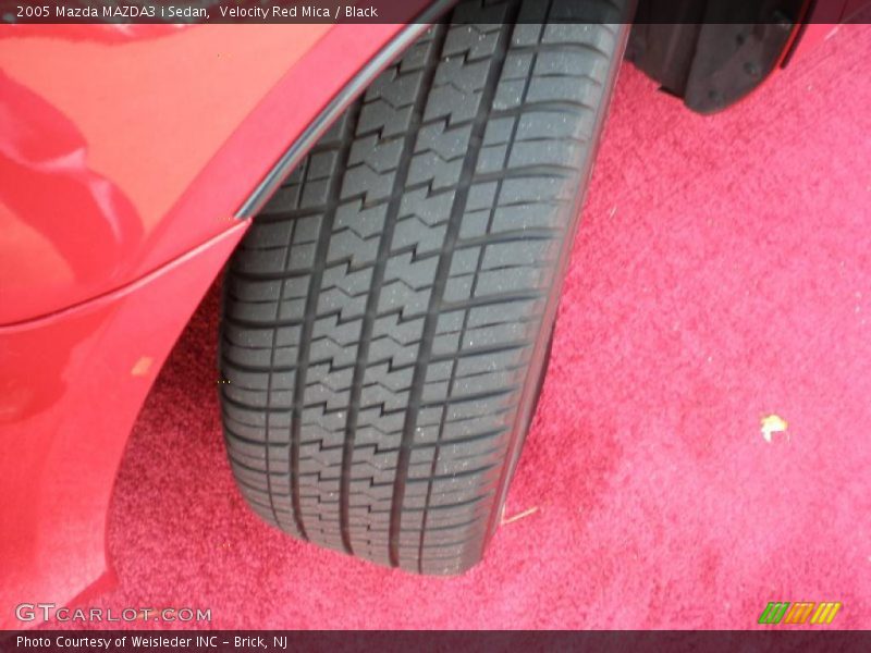 Velocity Red Mica / Black 2005 Mazda MAZDA3 i Sedan