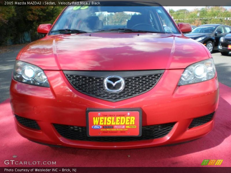 Velocity Red Mica / Black 2005 Mazda MAZDA3 i Sedan