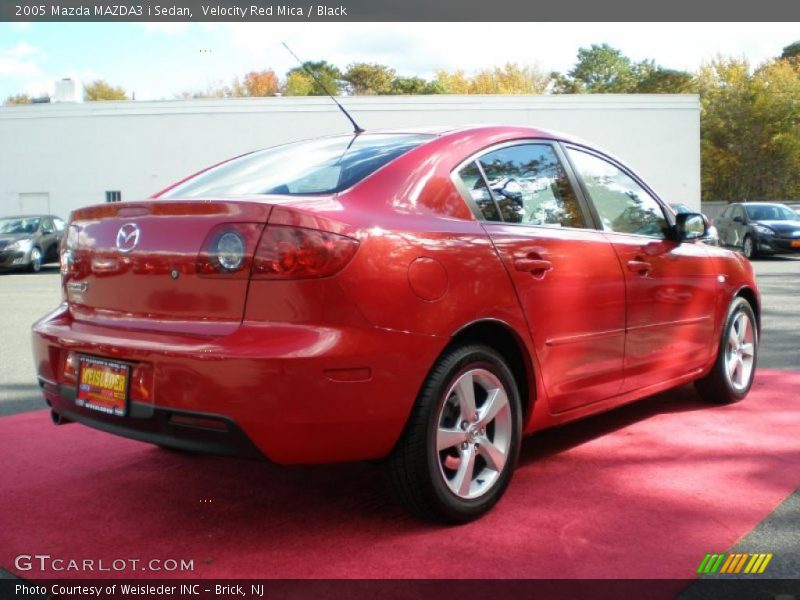 Velocity Red Mica / Black 2005 Mazda MAZDA3 i Sedan