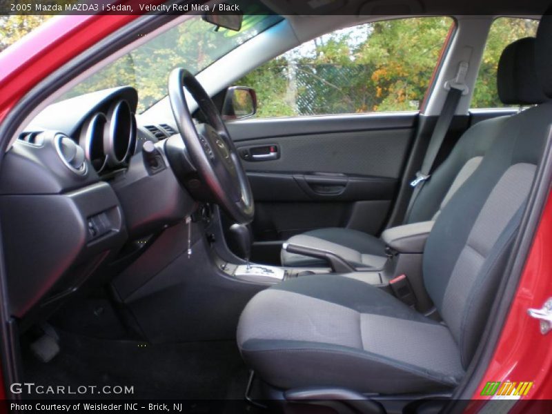Velocity Red Mica / Black 2005 Mazda MAZDA3 i Sedan