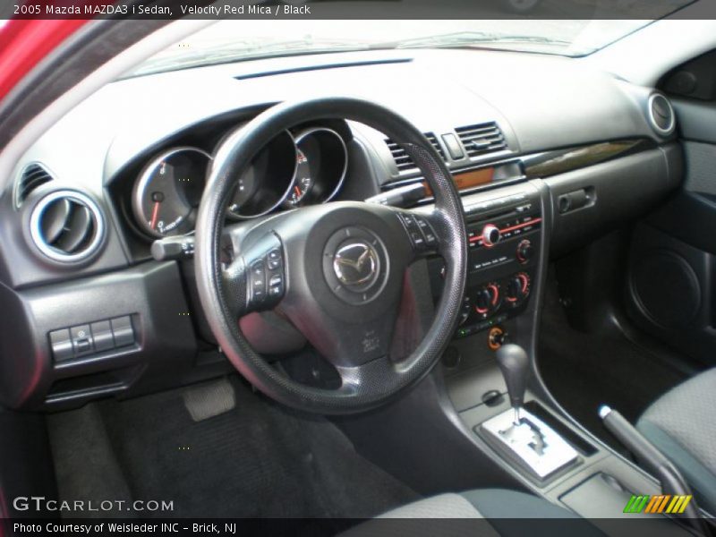 Velocity Red Mica / Black 2005 Mazda MAZDA3 i Sedan