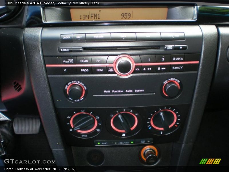 Velocity Red Mica / Black 2005 Mazda MAZDA3 i Sedan