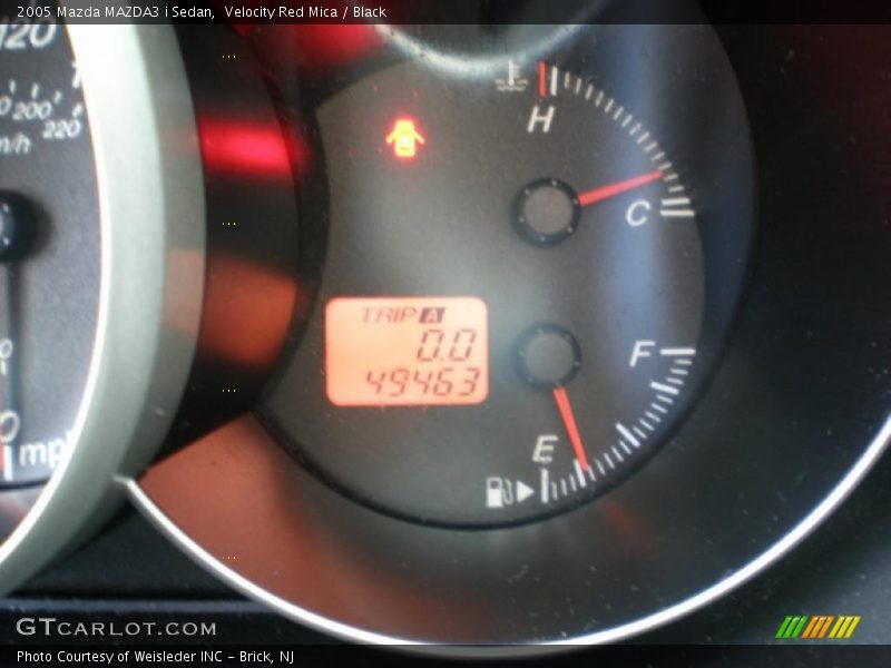 Velocity Red Mica / Black 2005 Mazda MAZDA3 i Sedan