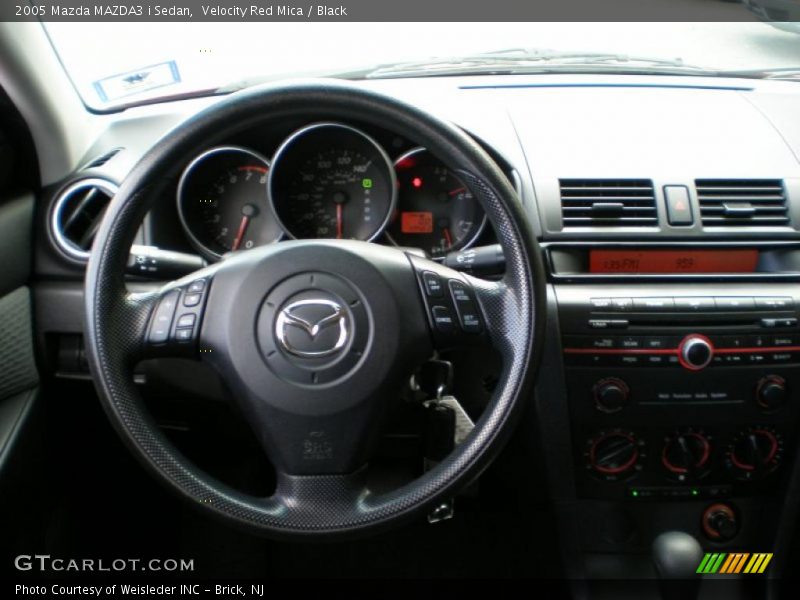 Velocity Red Mica / Black 2005 Mazda MAZDA3 i Sedan