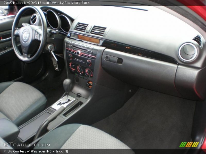Velocity Red Mica / Black 2005 Mazda MAZDA3 i Sedan