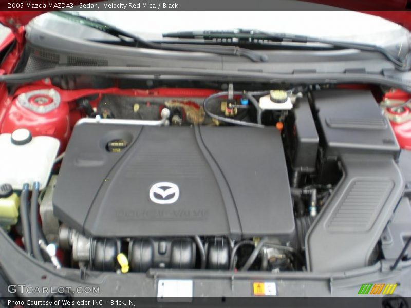 Velocity Red Mica / Black 2005 Mazda MAZDA3 i Sedan