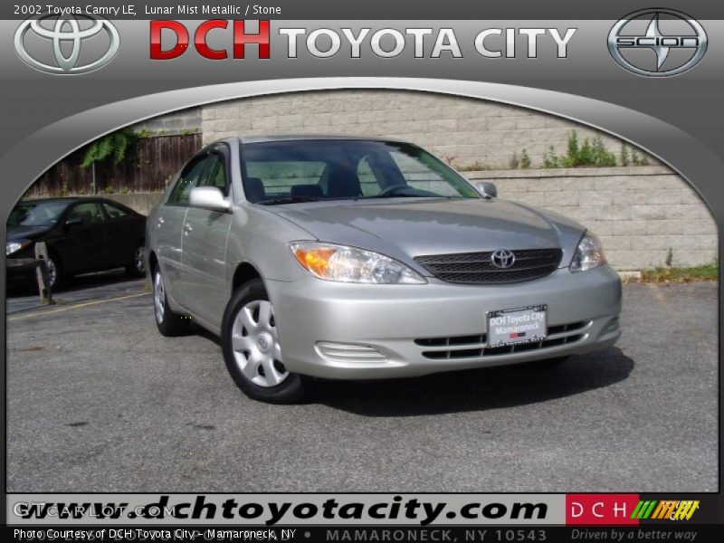 Lunar Mist Metallic / Stone 2002 Toyota Camry LE