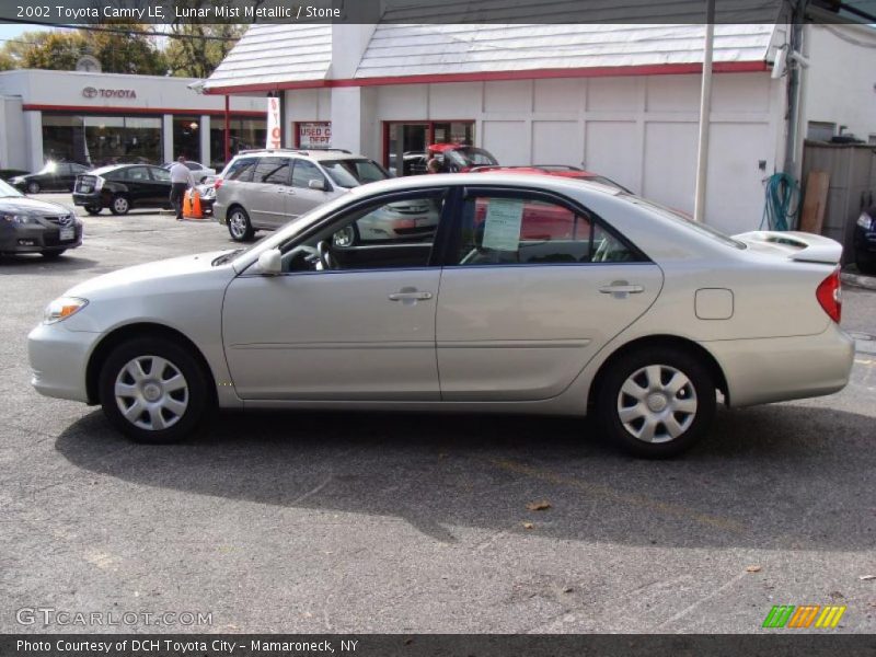 Lunar Mist Metallic / Stone 2002 Toyota Camry LE