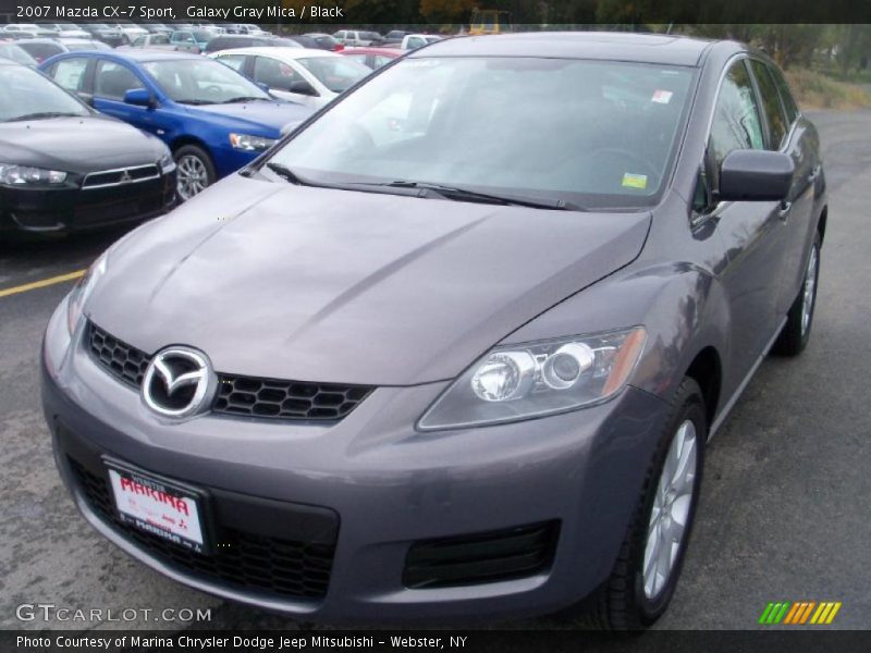 Galaxy Gray Mica / Black 2007 Mazda CX-7 Sport