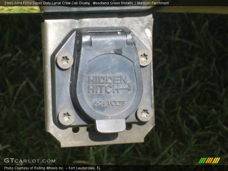 Woodland Green Metallic / Medium Parchment 2000 Ford F350 Super Duty Lariat Crew Cab Dually