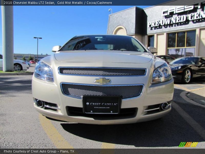 Gold Mist Metallic / Cocoa/Cashmere 2010 Chevrolet Malibu LTZ Sedan