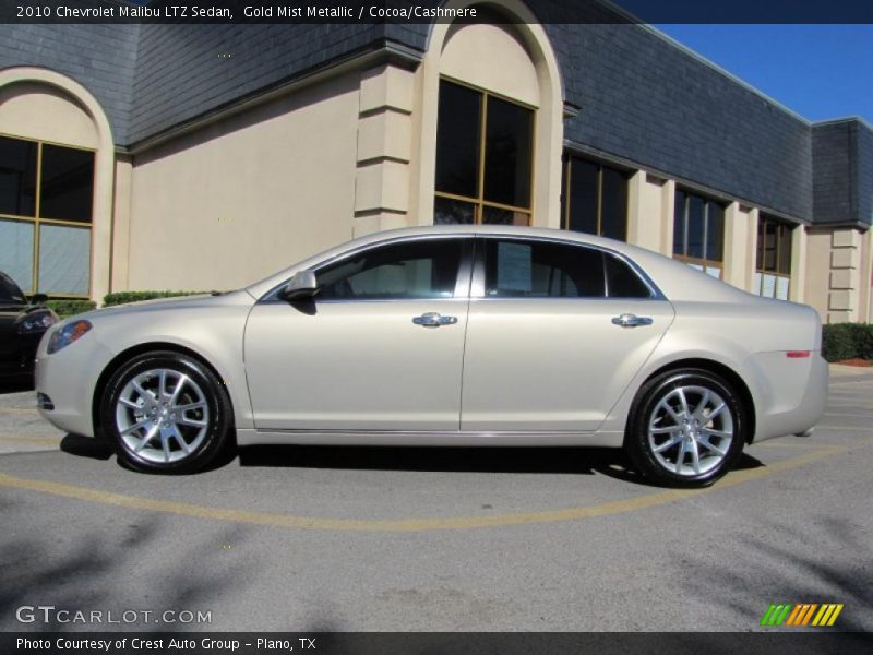  2010 Malibu LTZ Sedan Gold Mist Metallic