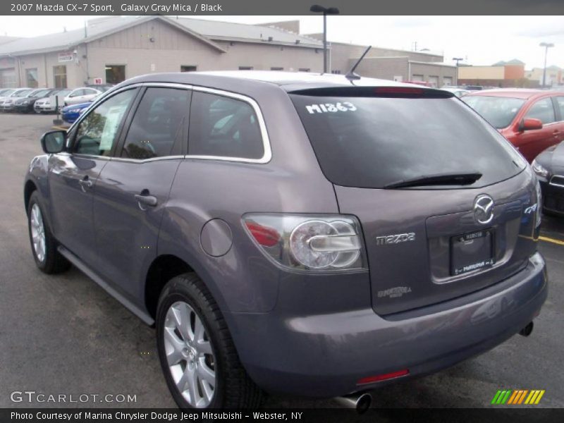 Galaxy Gray Mica / Black 2007 Mazda CX-7 Sport