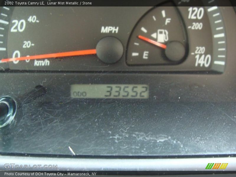 Lunar Mist Metallic / Stone 2002 Toyota Camry LE