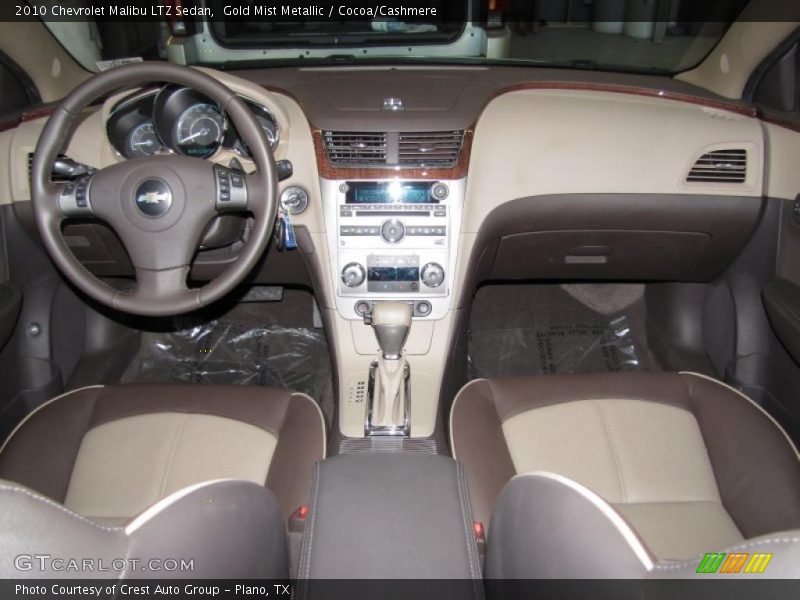 Dashboard of 2010 Malibu LTZ Sedan
