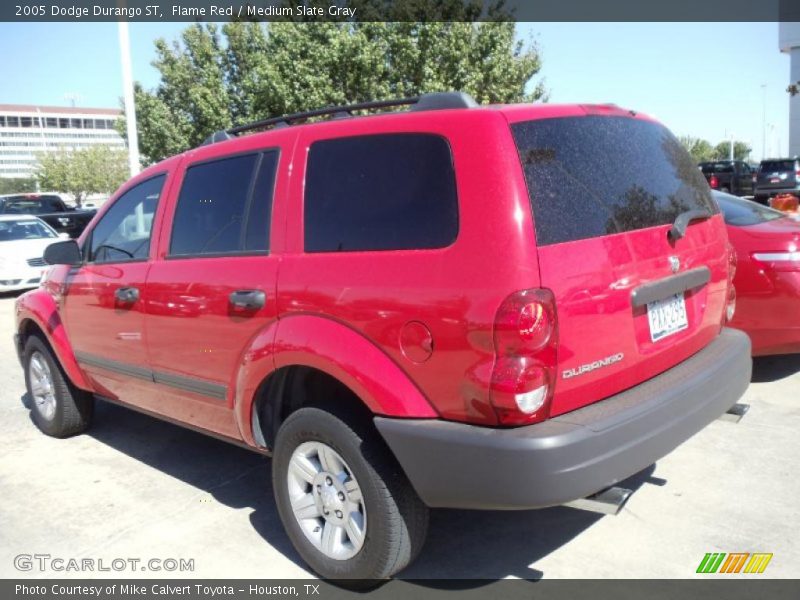 Flame Red / Medium Slate Gray 2005 Dodge Durango ST