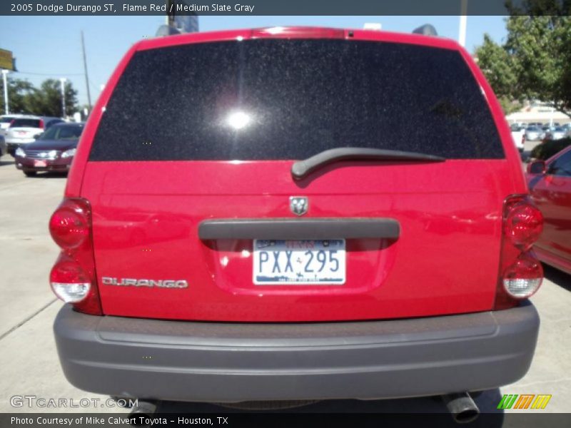 Flame Red / Medium Slate Gray 2005 Dodge Durango ST
