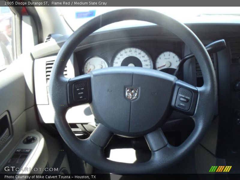Flame Red / Medium Slate Gray 2005 Dodge Durango ST
