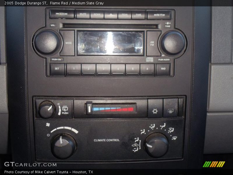 Flame Red / Medium Slate Gray 2005 Dodge Durango ST
