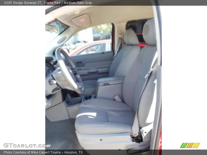 Flame Red / Medium Slate Gray 2005 Dodge Durango ST