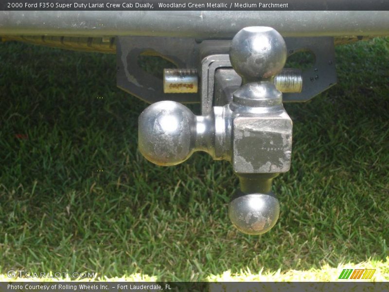 Woodland Green Metallic / Medium Parchment 2000 Ford F350 Super Duty Lariat Crew Cab Dually