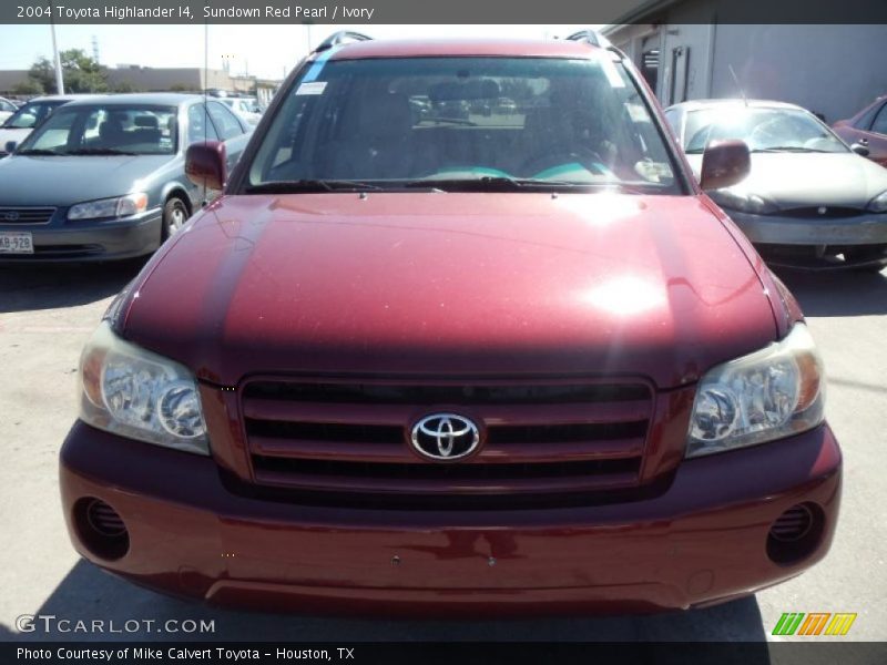 Sundown Red Pearl / Ivory 2004 Toyota Highlander I4