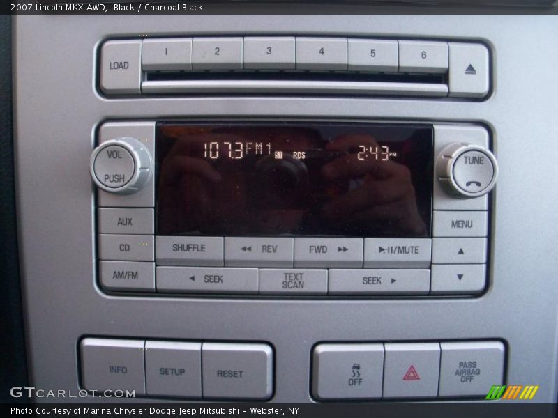 Black / Charcoal Black 2007 Lincoln MKX AWD