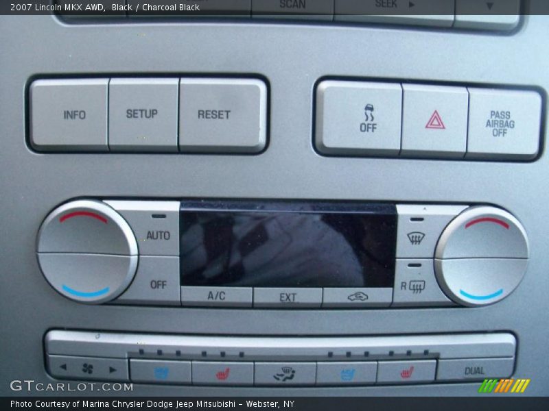 Black / Charcoal Black 2007 Lincoln MKX AWD