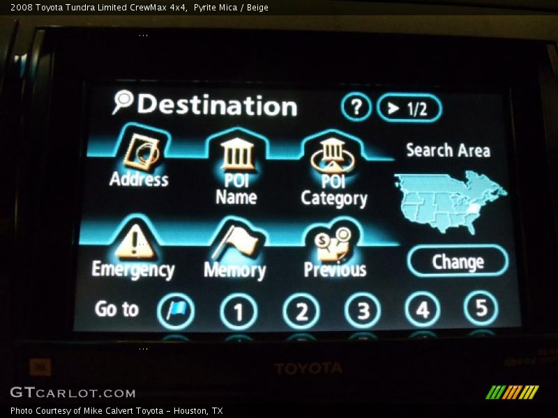 Pyrite Mica / Beige 2008 Toyota Tundra Limited CrewMax 4x4