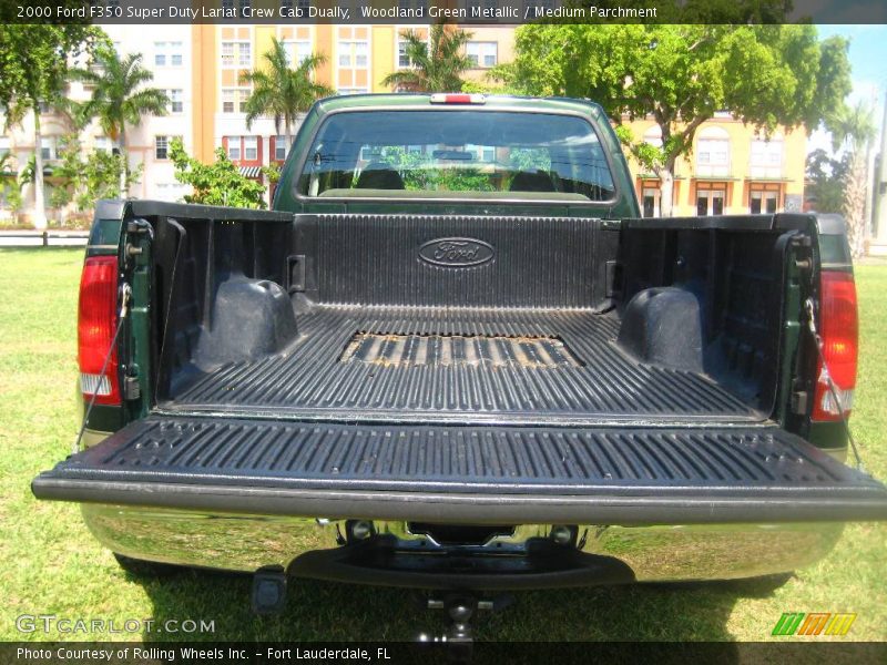 Woodland Green Metallic / Medium Parchment 2000 Ford F350 Super Duty Lariat Crew Cab Dually