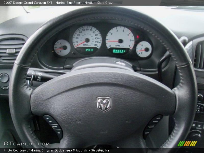 Marine Blue Pearl / Medium Slate Gray 2007 Dodge Grand Caravan SXT