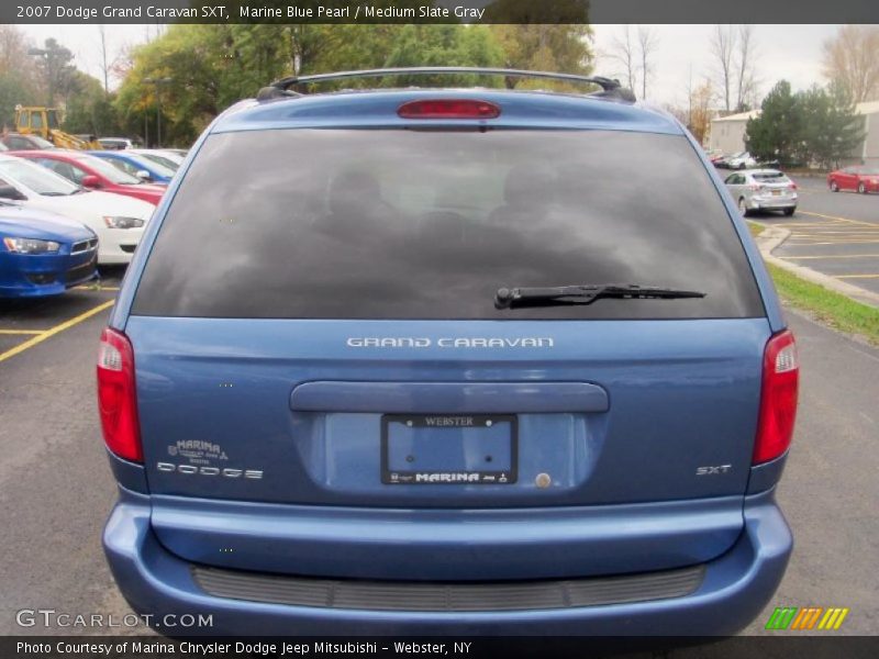 Marine Blue Pearl / Medium Slate Gray 2007 Dodge Grand Caravan SXT