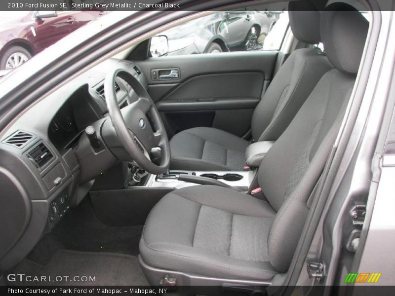  2010 Fusion SE Charcoal Black Interior