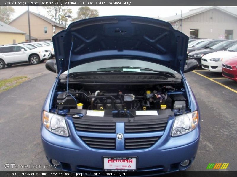 Marine Blue Pearl / Medium Slate Gray 2007 Dodge Grand Caravan SXT