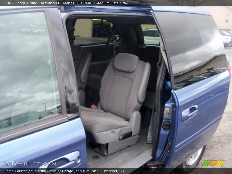 Marine Blue Pearl / Medium Slate Gray 2007 Dodge Grand Caravan SXT