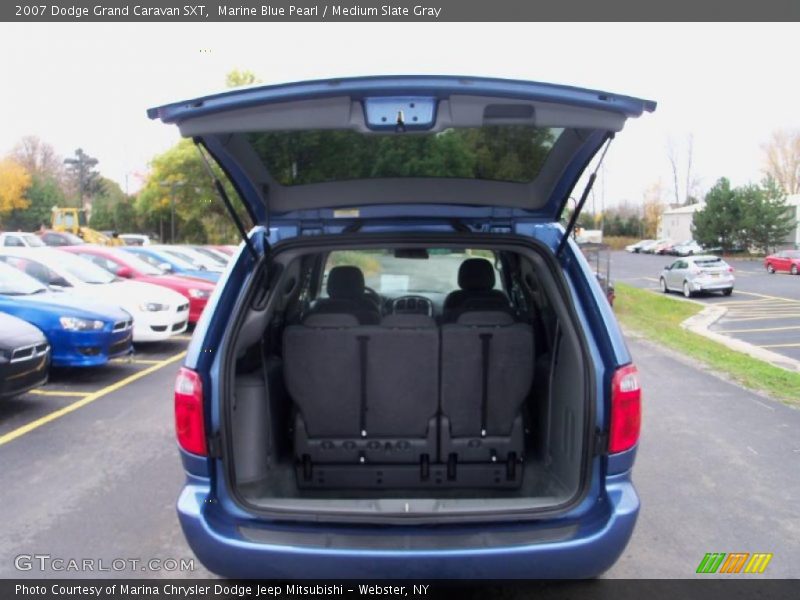 Marine Blue Pearl / Medium Slate Gray 2007 Dodge Grand Caravan SXT