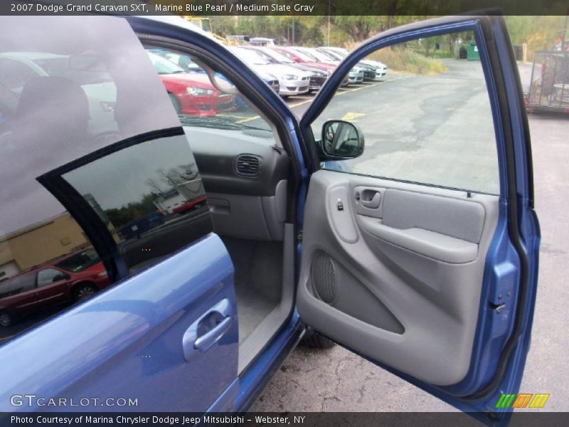 Marine Blue Pearl / Medium Slate Gray 2007 Dodge Grand Caravan SXT