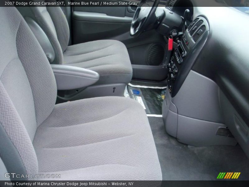 Marine Blue Pearl / Medium Slate Gray 2007 Dodge Grand Caravan SXT