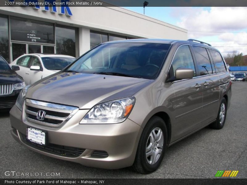 Desert Rock Metallic / Ivory 2007 Honda Odyssey EX