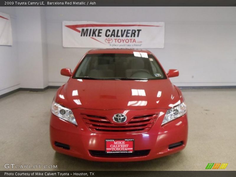 Barcelona Red Metallic / Ash 2009 Toyota Camry LE