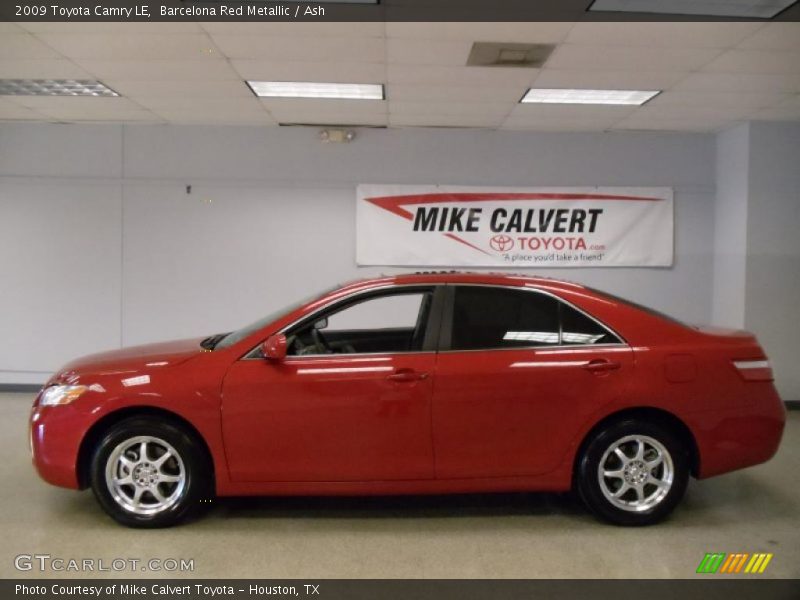 Barcelona Red Metallic / Ash 2009 Toyota Camry LE