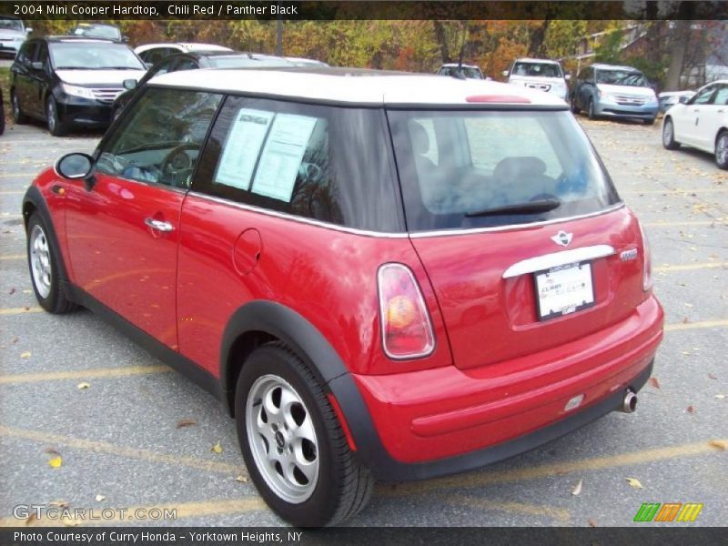 Chili Red / Panther Black 2004 Mini Cooper Hardtop