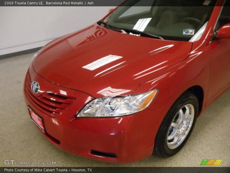 Barcelona Red Metallic / Ash 2009 Toyota Camry LE