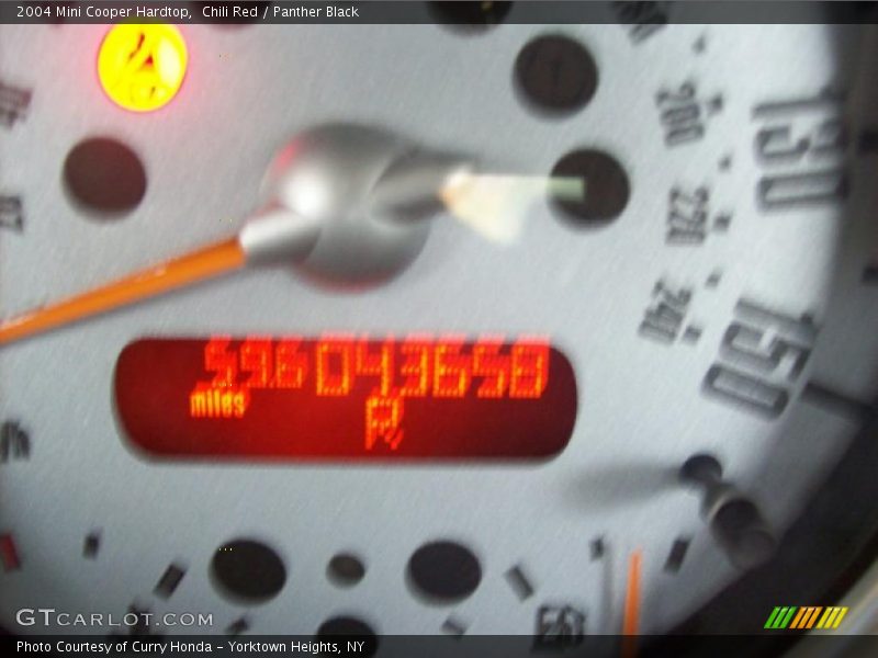 Chili Red / Panther Black 2004 Mini Cooper Hardtop