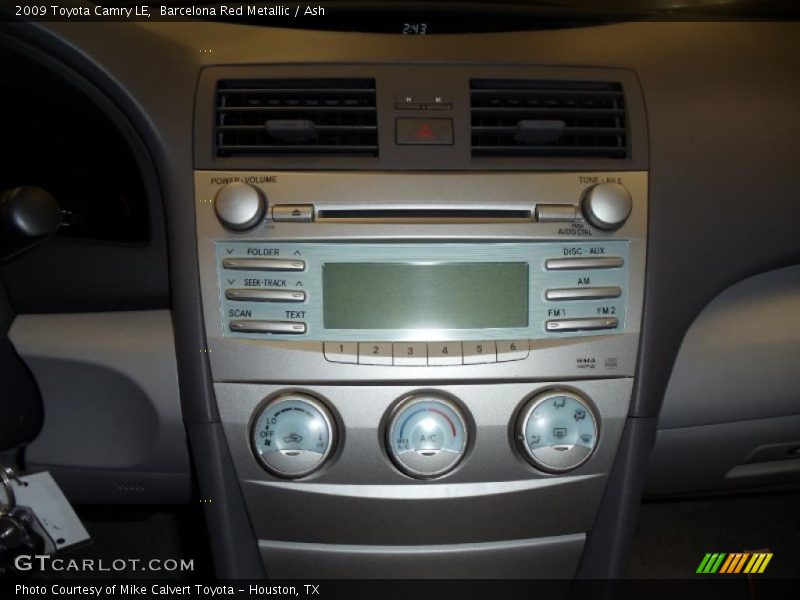 Barcelona Red Metallic / Ash 2009 Toyota Camry LE
